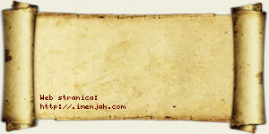 Jana Cimbaljević vizit kartica